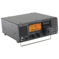 Bug-out container with emergency ham radio gear packed for SHTF - ham radio for preppers