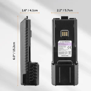 Baofeng BL-5RHPlus USB-C direct charging port closeup