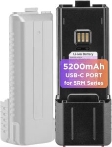 Baofeng BL-5RHPlus Battery 5200mAh extended battery upgrade