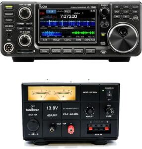 Icom IC-7300 and Samlex SEC-1235M - best HF transceiver for new General station