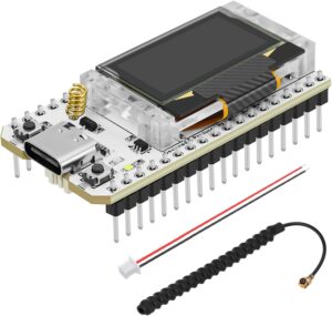 Meshtastic for beginners Heltec LoRa 32 V3 node with OLED display and USB-C